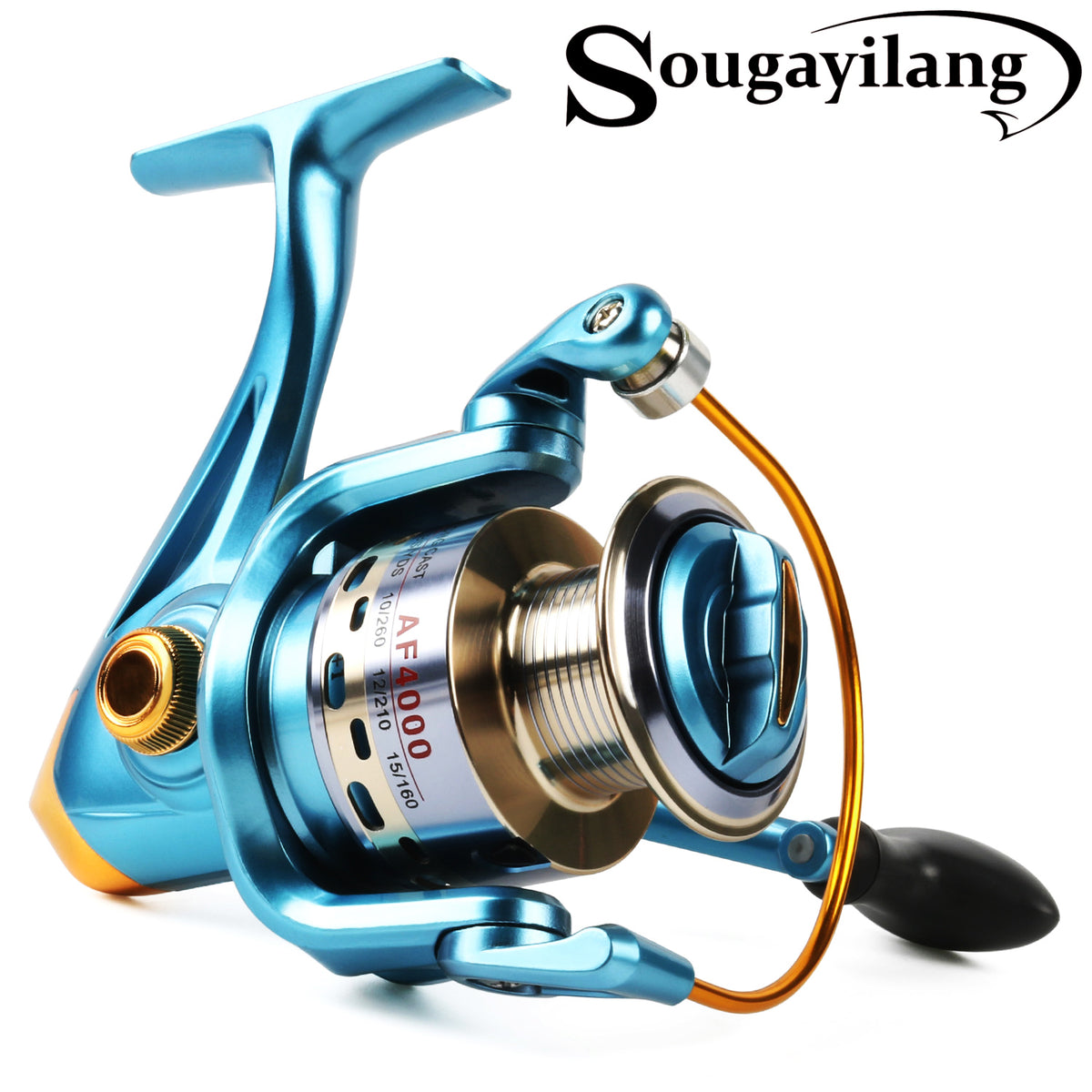 Sougayilang Spinning Fishing Reel High Speed 5.5:1 Super Light Fishing Reel  12 BB Freshwater Saltwater Spinning Reel