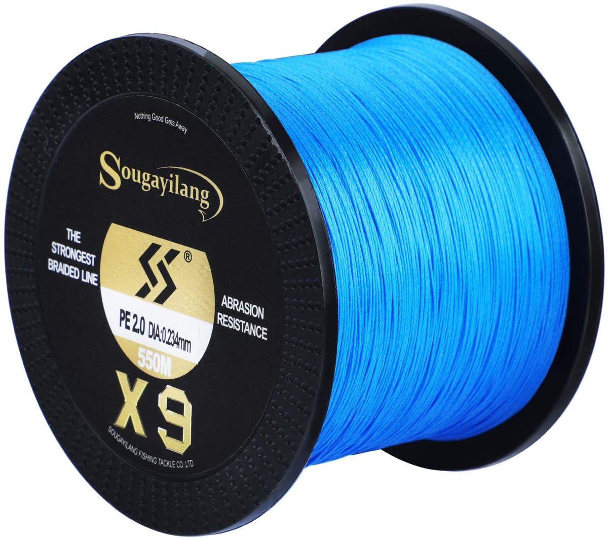  Seashark Braided Fishing Line Color Never Fade 8 Strands Super  Strong PE Fishing Line (Black, 6lb 0.10mm-100m/109Yards) : Sports & Outdoors