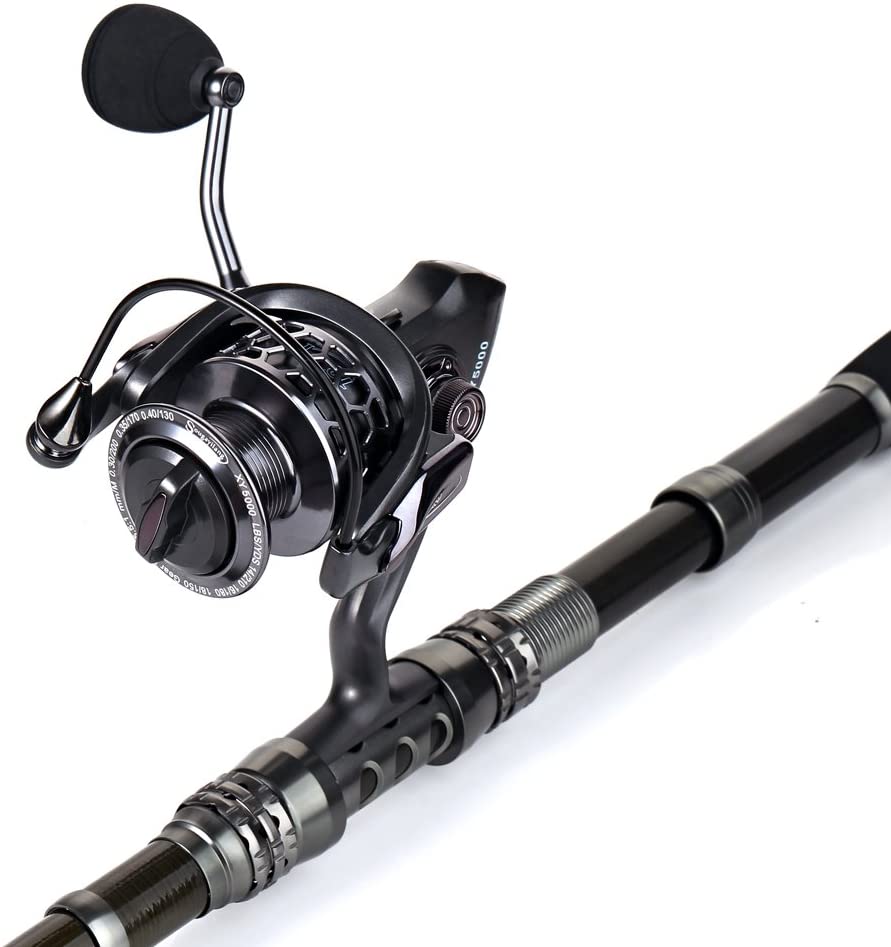 mouhike Fishing Rod Reel Combo Full Kit Telescopic Fishing Pole Set