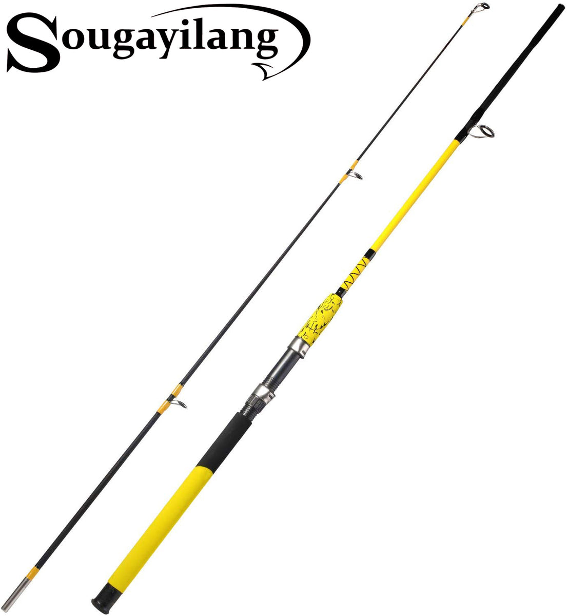 Sougayilang Catfish Fishing Rod and Reel Combo, 2-Piece Spinning