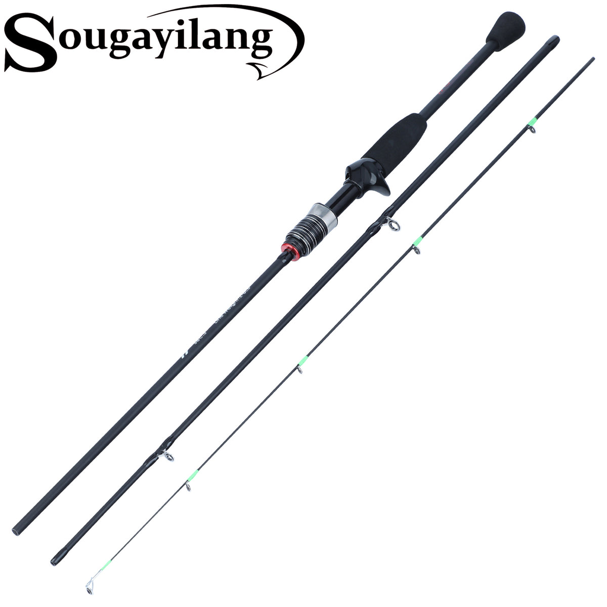 Sougayilang 1.8m Lure Weight 0.8-5g Carbon Fiber Casting Spinning Rod