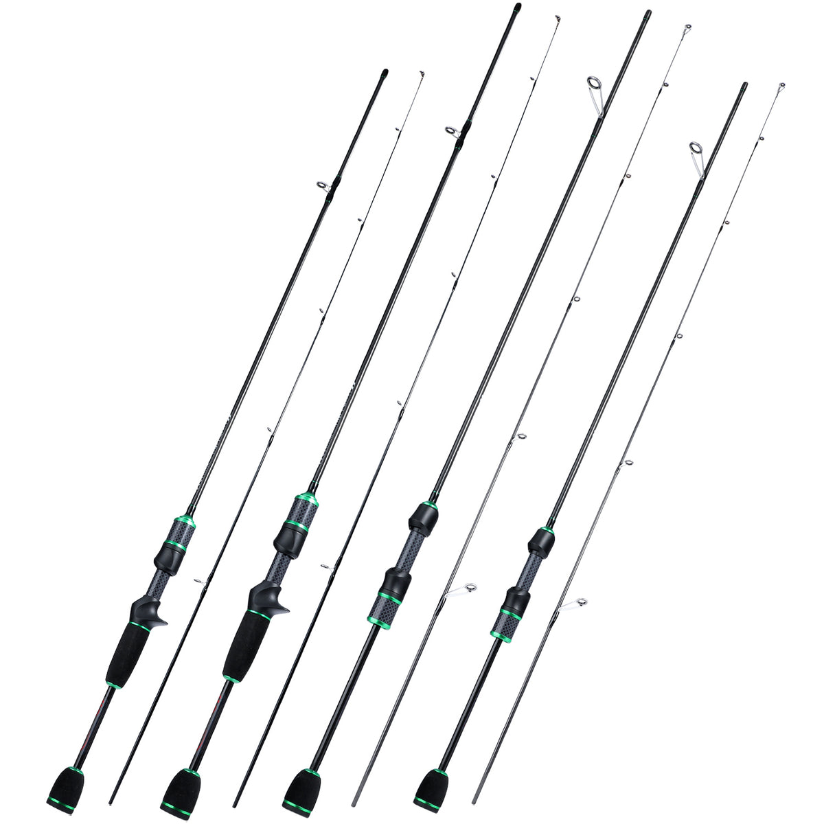 Sougayilang Fishing Rod,Graphite 24 Carbon,Lightweight Spinning & Cas