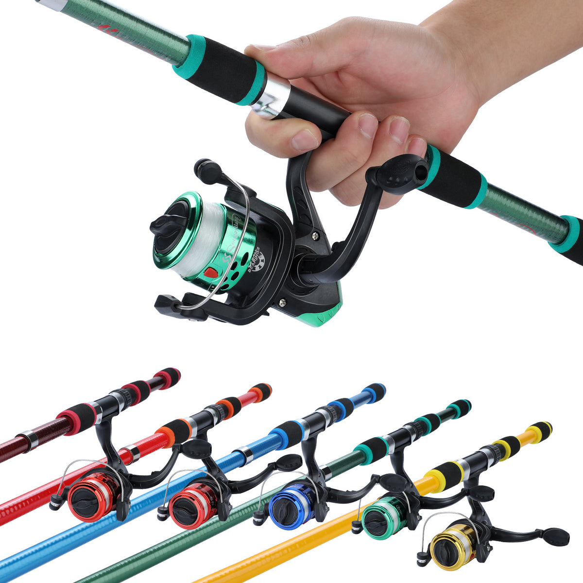 Shop Sougayilang Fishing Rod 1.8m Set with great discounts and