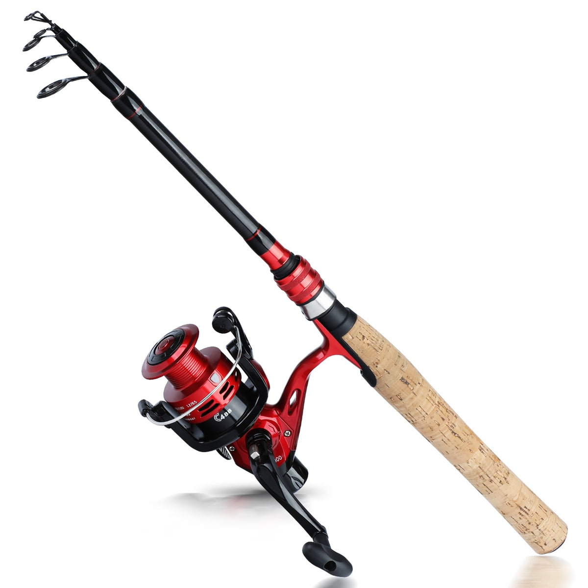 Sougayilang 1.8- 2.4m Cork Handle Fishing Rod and Spinning Reel Combo