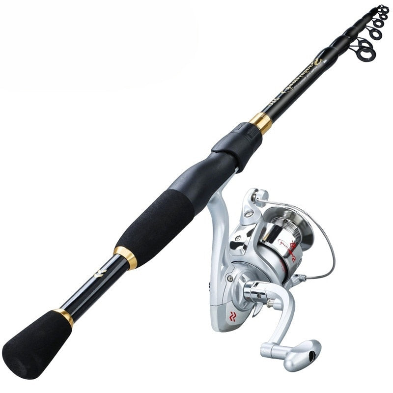 PROBEROS Kids Fishing Pole - Portable Telescopic Fishing Rod and Reel Combo  Kit - Small Spinning Fishing Reel Rods with Lures Lines Tackle Box and Bag  for Boys Girls Youth Fishing : Sports & Outdoors 