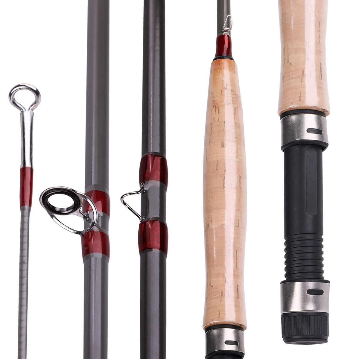 2.7M Portable 4 Section Fly Fishing Pole