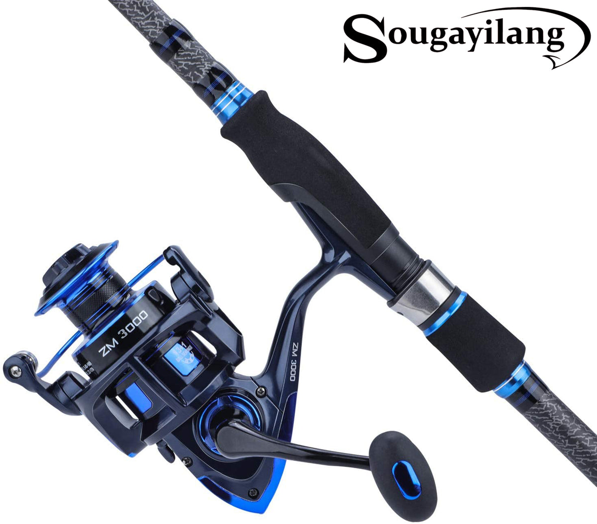 Sougayilang Telescopic Fishing Pole with Spinning Reel Full Kit & Carry Bag