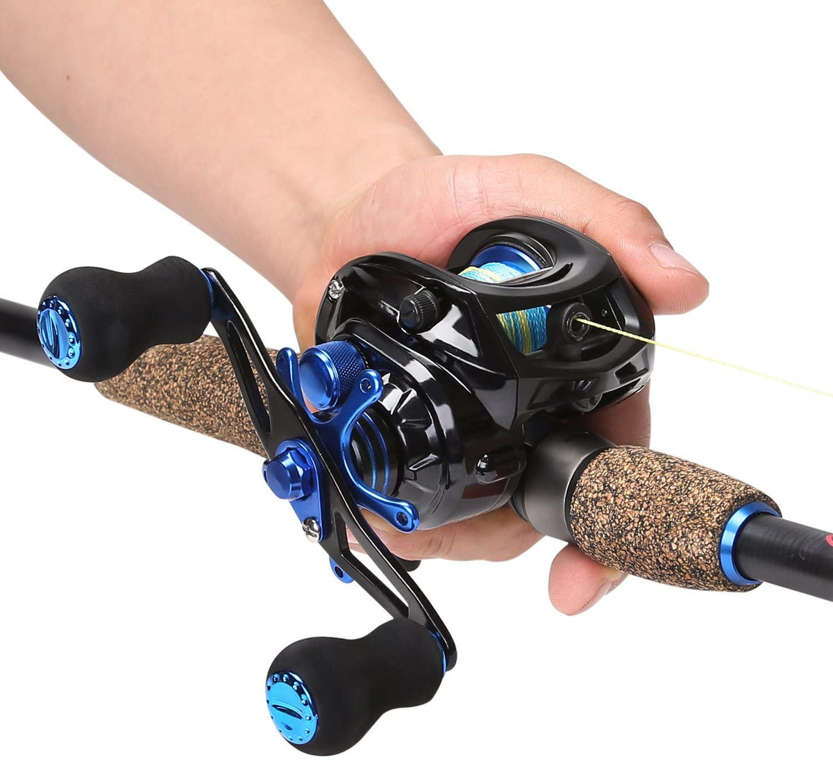 Sougayilang Baitcaster Combo Telescopic Fishing Rod and Reel Combo, Ultra  Light Baitcasting Fishing Reel for Travel Saltwater Freshwater with Lures