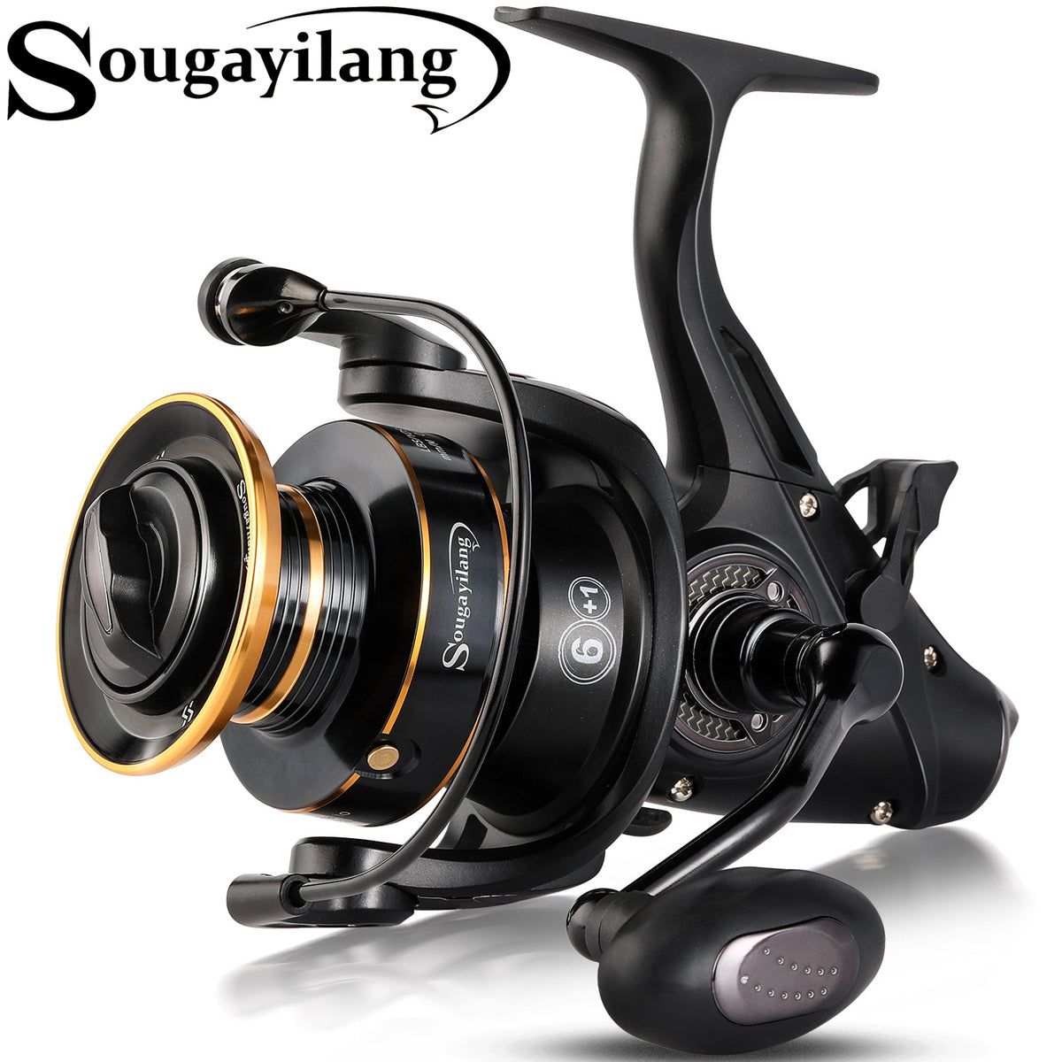 Sougayilang Spinning Carp Fishing Reel 6+1BB 5.5:1/4.7:1 High Speed G