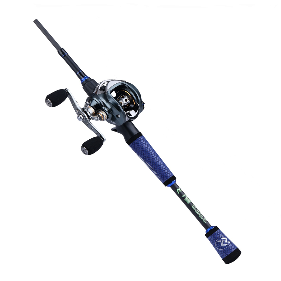 Sougayilang 1.8m 2.1m 2.4m Fishing Rod Portable 4 Section Carbon Fibe