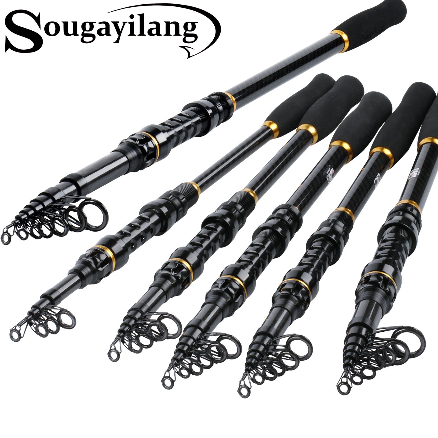 TROUTBOY carbon fiber telescopic rod, suitable for outdoor travel and –  Sougayilang