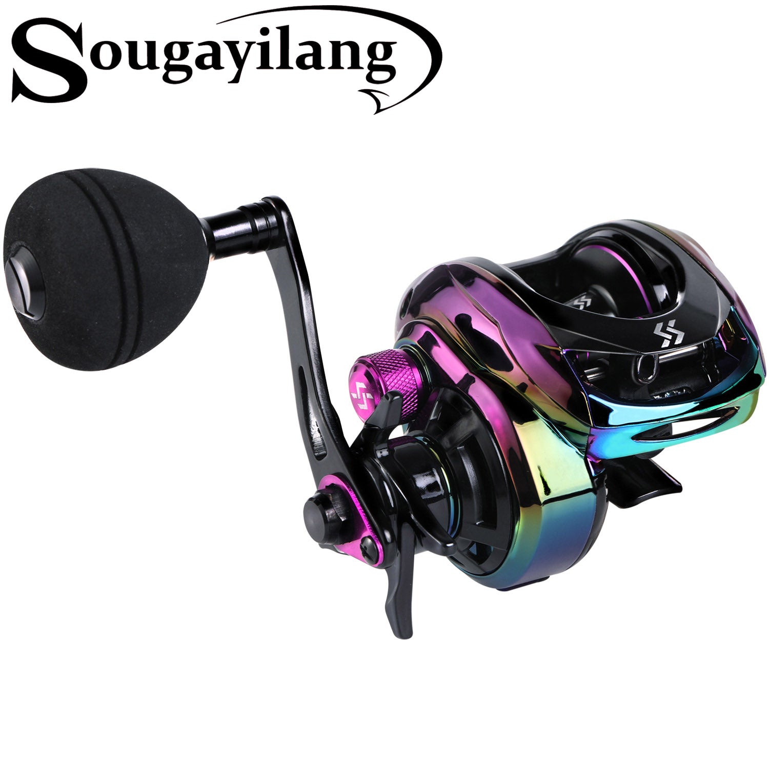 Sougayilang Baitcasting Reels - Colorful Fishing Reel, High Speed Bai
