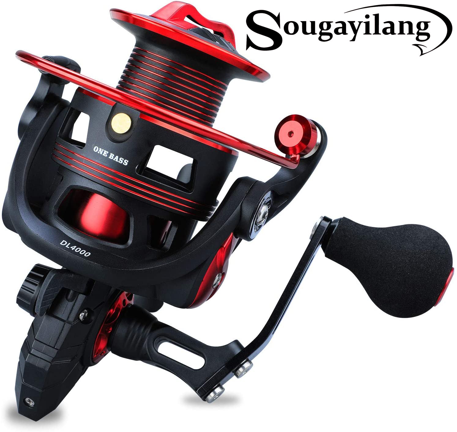 One Bass Fishing reels Light Weight Saltwater Spinning Reel - 39.5 LB –  Sougayilang