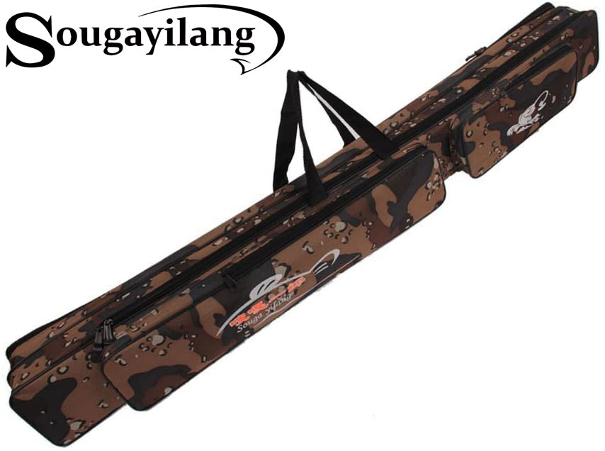 Sougayilang Fishing Rod Case Organizer Pole Storage Bag Fishing Rod and  Reel Carrier Organizer for Travel