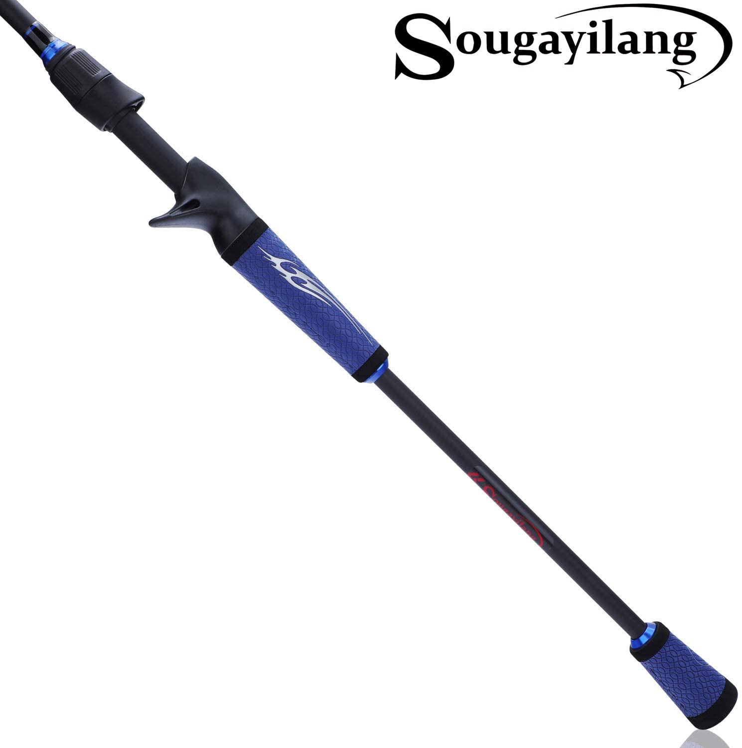 Sougayilang Speed Bass Fishing Rods, Portable Light Weight High Carbo